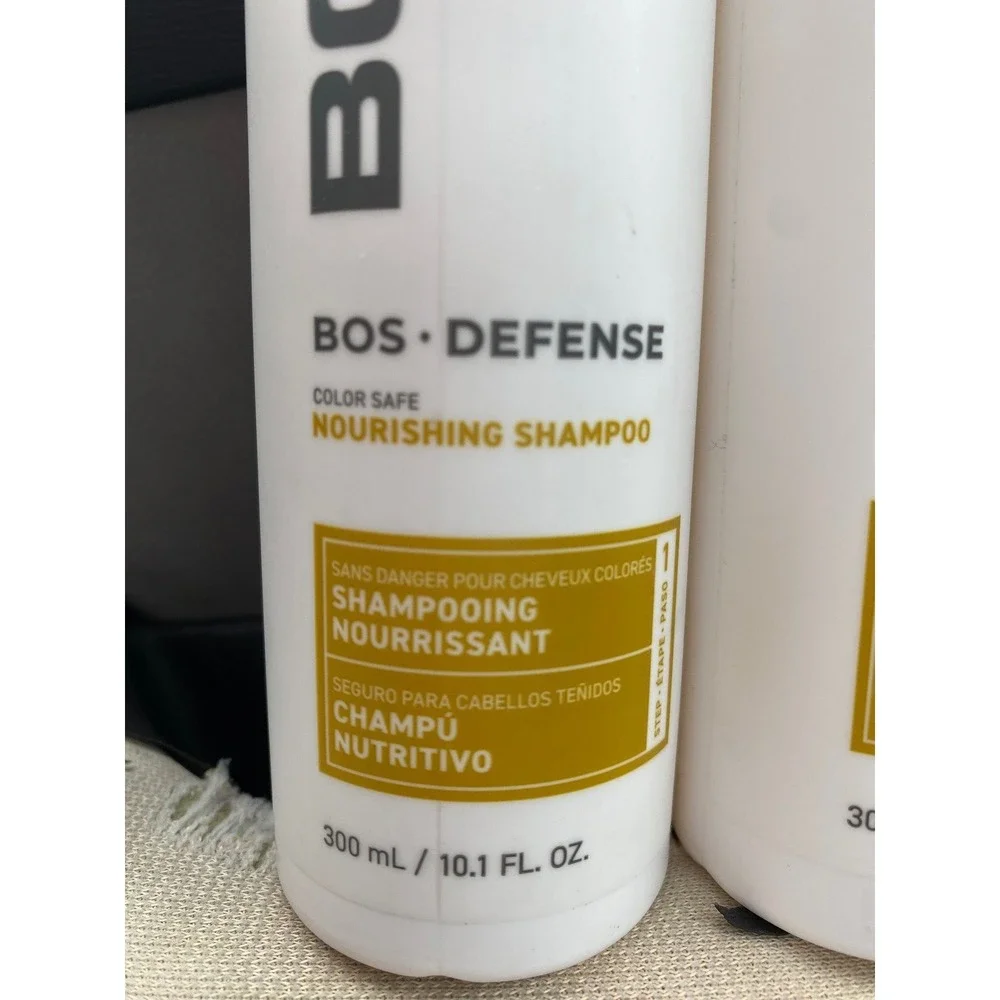 2 BOSLEY MD new Defense Nourishing Shampoo Color Safe Sulfate Free‎ 10.1 fl oz
